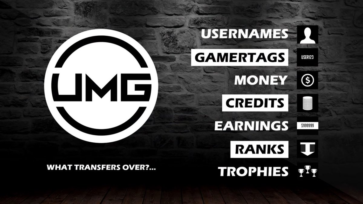 UMGJake's tweet image. What will transfer over on umg?