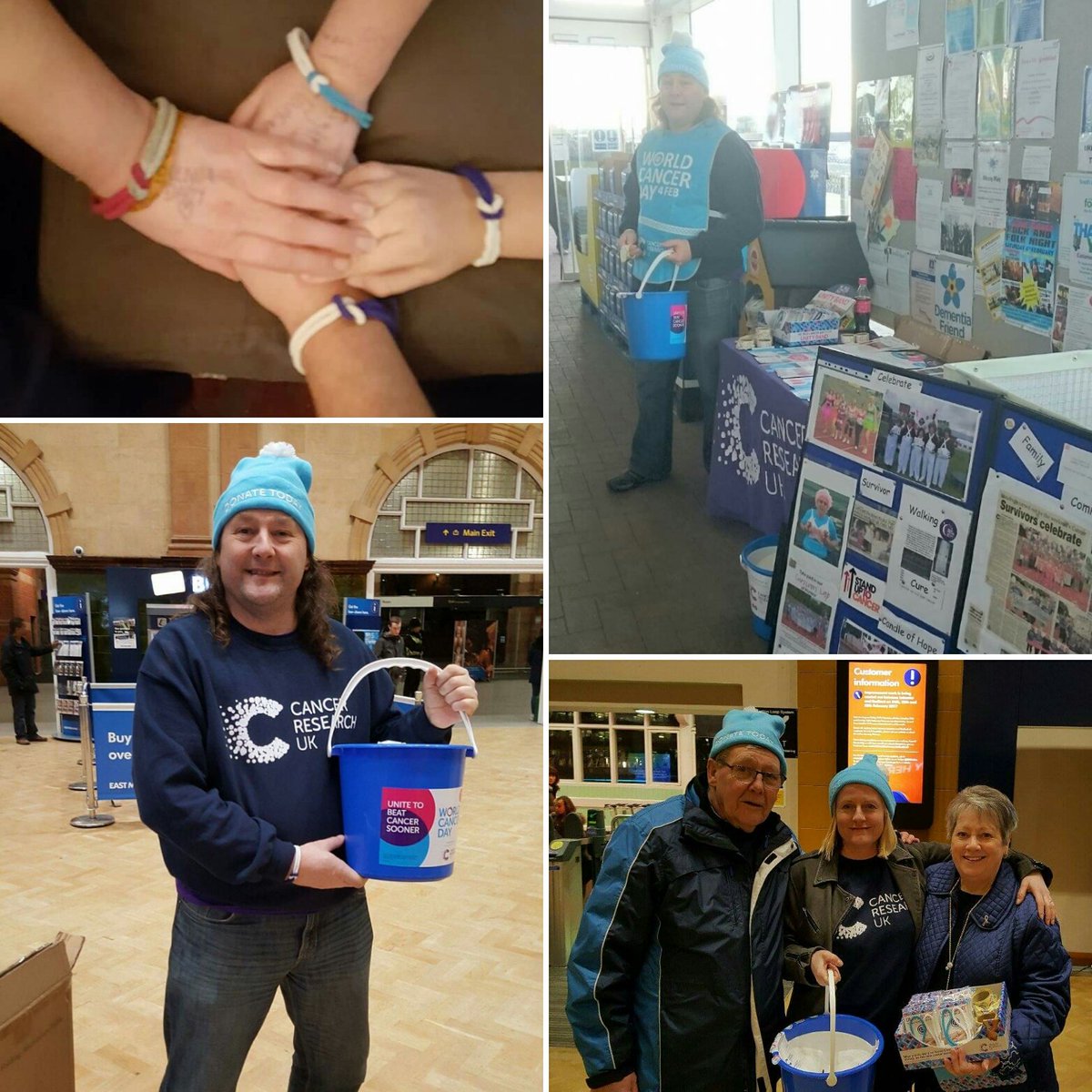 relay4lifenottm's tweet image. Over £1k raised from collections at Alfreton Tesco &amp;amp; Nottingham Train Station and from the sales of Unity bands #WorldCancerDay #ActofUnity