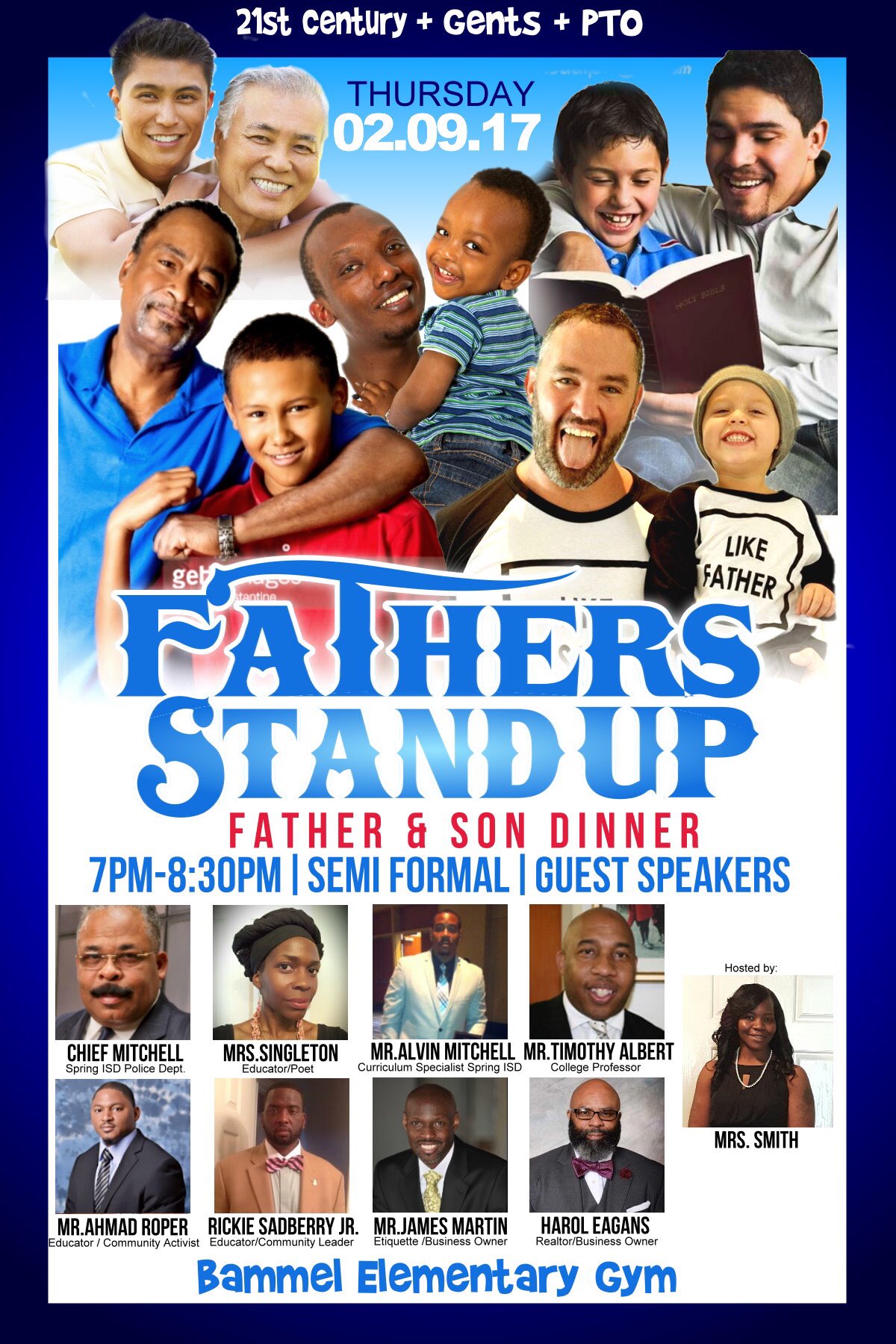 Bammel Elementary on Twitter "Join us tonight for our father and son