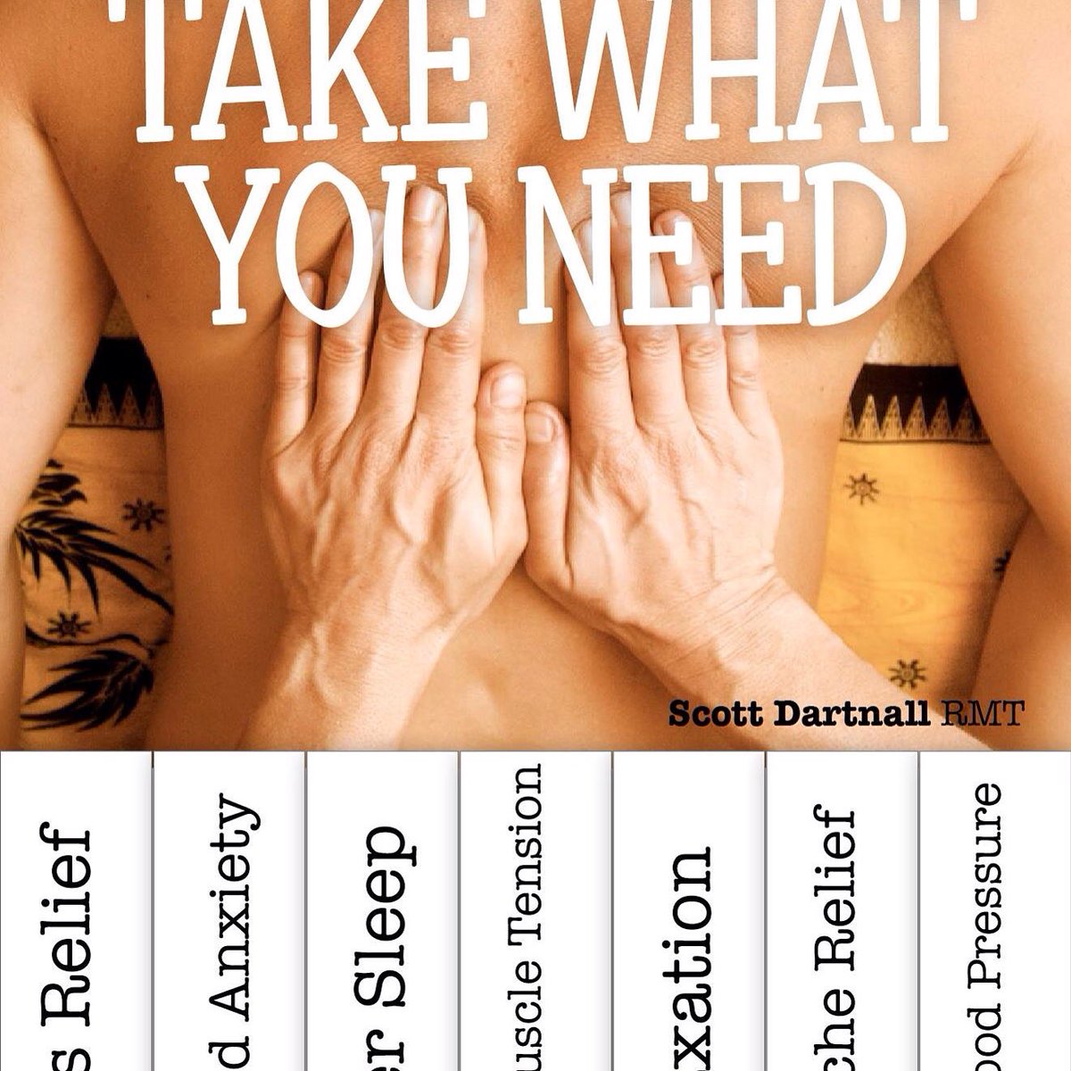 Massage Therapy. Take what you need.
#IamAMassageTherapist