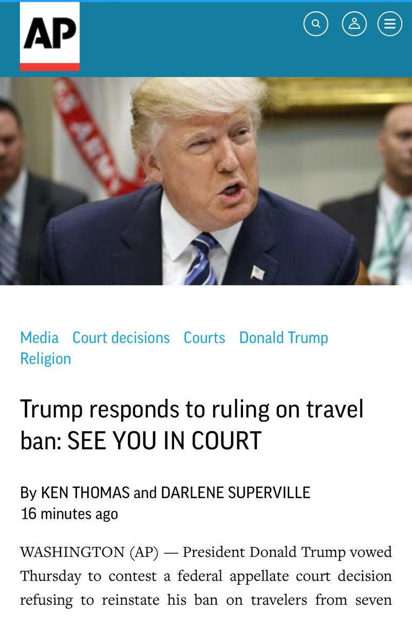 RETWEET if you support <a href="/realDonaldTrump/">Donald J. Trump</a> and his promise to contest the federal appellate court ruling! #SeeYouInCourt