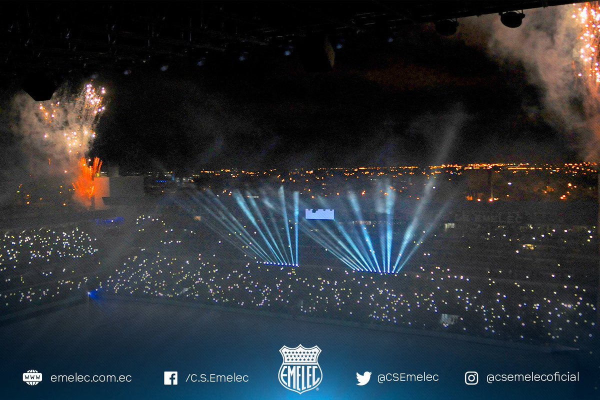 CSEmelec's tweet photo. Mapping. Reinauguración del Estadio Banco del Pacífico Capwell https://t.co/fRDubUeeEc