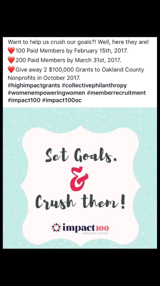 Impact100_MI_OC's tweet photo. Join by 2/15 &amp; be entered to win a facial @rivagedayspa 🤞#OaklandCounty #impact100 #Michigan #nonprofit #womensinspire #makeadifference https://t.co/za1e1nQ9su