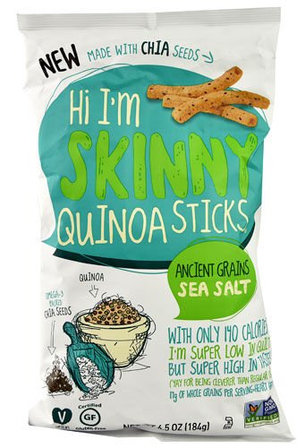 Love when I find #BetterSnackAlternatives. Love these quinoa sticks w/ chia seeds! #HealthierSnacking #snacks #nomnomnom