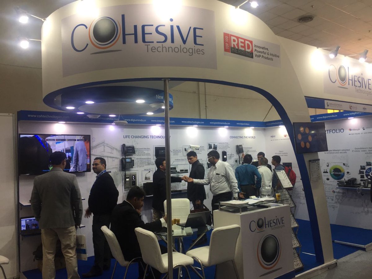 Cohtechnologies's tweet photo. Live Demo is going on. Visit at #ConvergenceIndia 2017 and See more VoIP #Live. #CohesiveTechnologies #Grandstreamindia https://t.co/eBTxQtZKtM