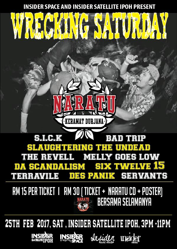 THIS 25 FEB 2017 @ #WreckingSaturday IPOH,PERAK !