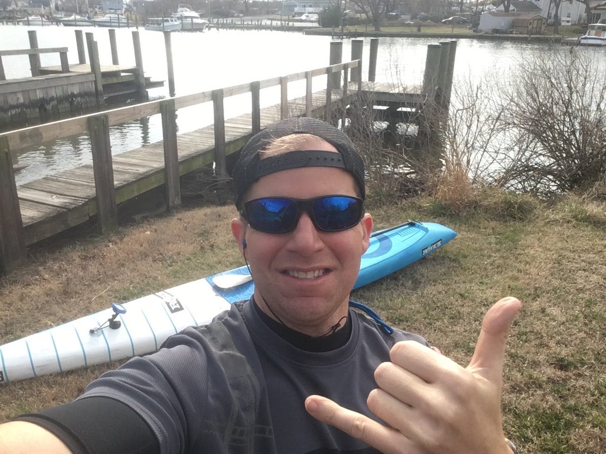 WyattEverhart's tweet image. How about a little Throwback Thursday - to just over 24 hours ago?! Man those 70&apos;s were nice! #TBT @MarylandSup! #GetYourPaddleOn! #Winter17