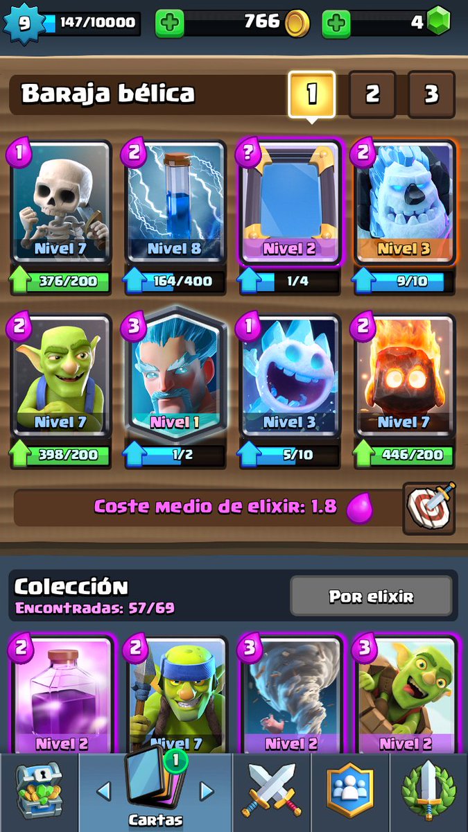 Agreste6Adrien's tweet photo. @Alvaro845 mira este mazo i envez del mago de hielo también me puedes poner la furia bueno lo importante es el coste de elixir xd https://t.co/Z8oGAjDDWB