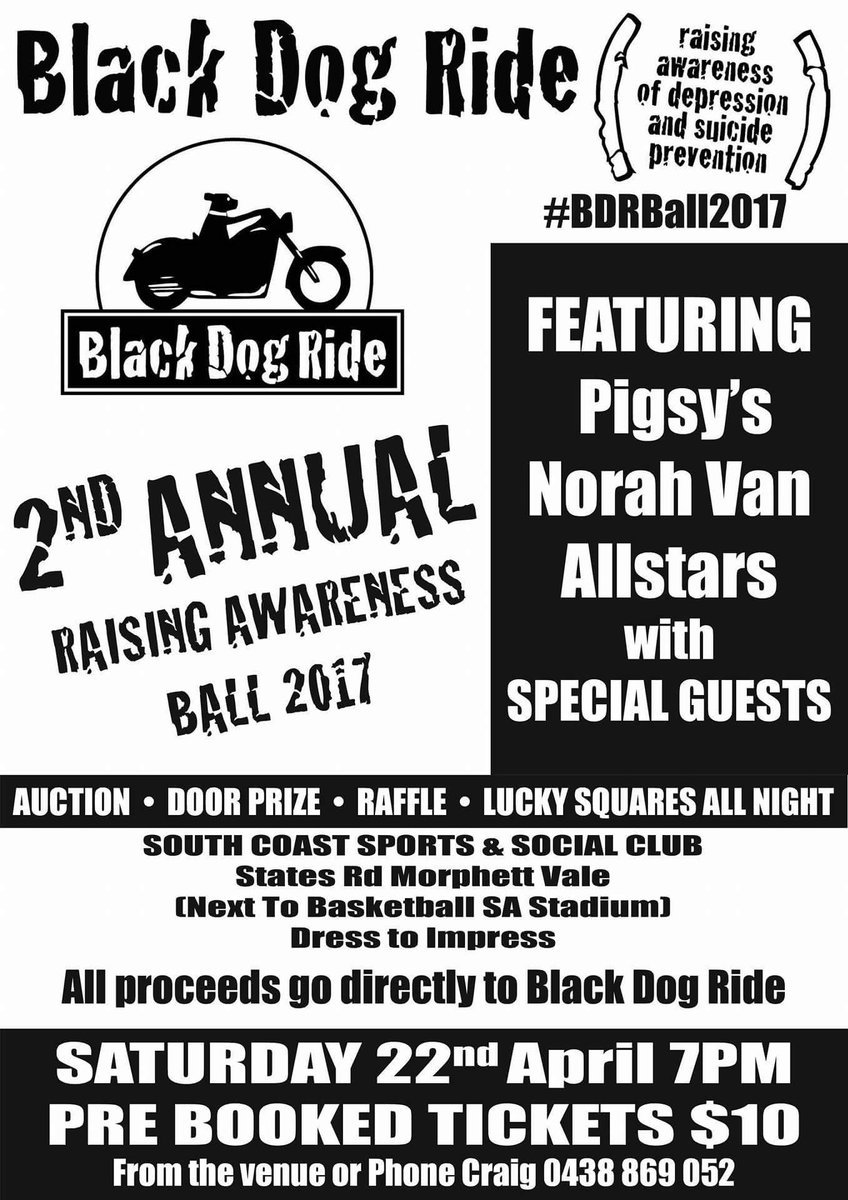 PIGSZY's tweet photo. Black Dog Ride Ball C'mon Down Friends #bdr2017 #pigsysnorahvanallstars #raisi gawarenessofsuicideanddepression #2ndAnnual https://t.co/MFdwGX2lr9
