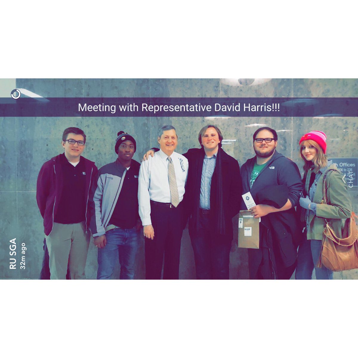 RU_SGA's tweet photo. #RUSGA met with representative David Harris yesterday in Springfield. Fighting for #MAPGRANTS
#rooseveltuniversity
#Mapmatters https://t.co/jAtJZzUwYv