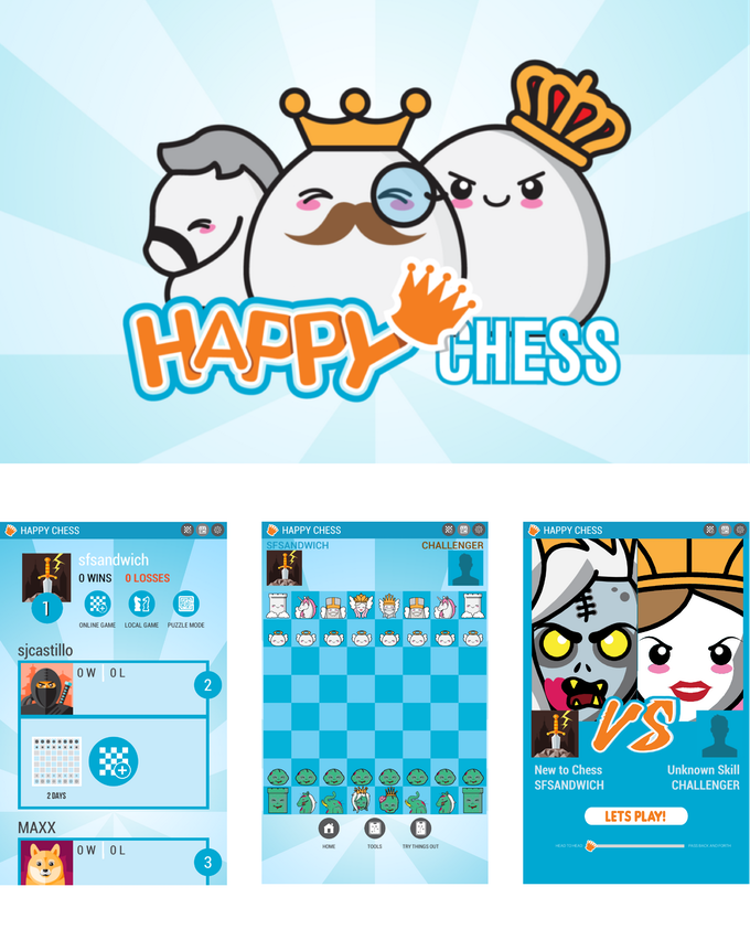 happychessgame's tweet photo. Help us make Happy Chess a reality by funding our #kickstarter! https://t.co/SrkJsZjtdA #chessgames #mobilechess https://t.co/eHWhGo6dTt