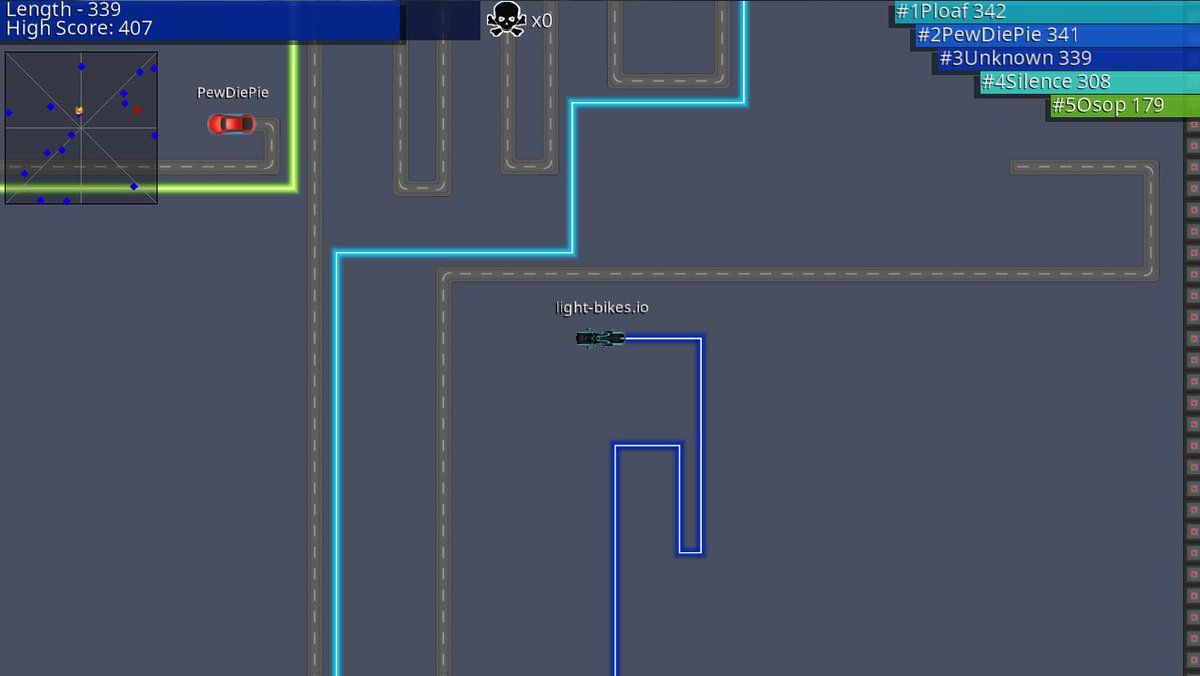 newleafstudios's tweet photo. @pewdiepie Hey, I seen you tried out my new Android game light-bikes.io.Thoughts?That or someone was using your name, no way though! https://t.co/dOWijqQS9C