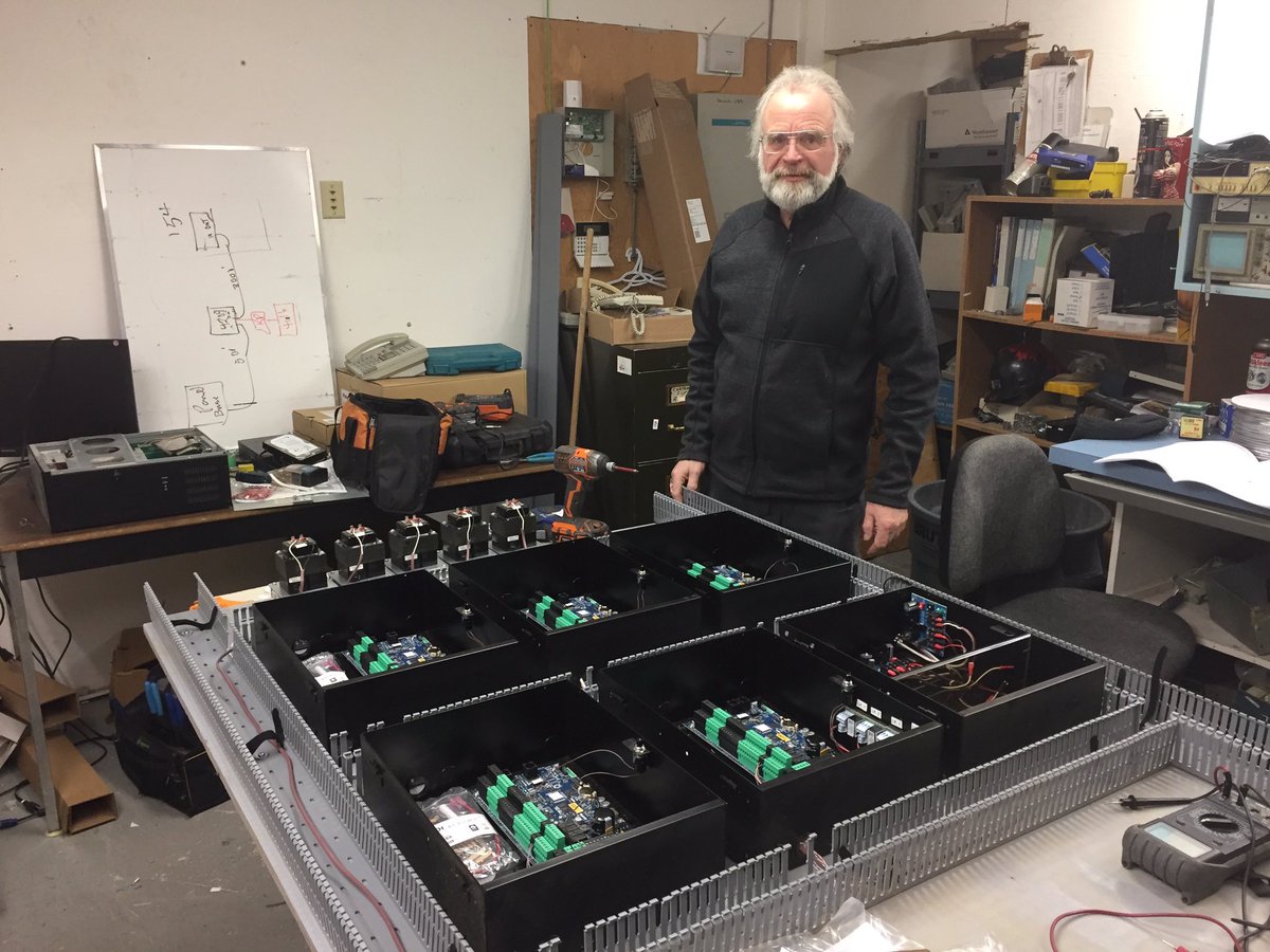 gjjharman's tweet photo. Graydon Security Systems, Dave Weedon, Operations Manager: Preparing a Kantech system for a lucky end user in British Columbia, Canada! https://t.co/fLTppy0BgN