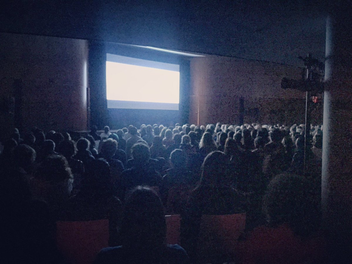 sNOw problem! 250 people pack the house for Little Pink House, the #Athena17 opening film. <a href="/LPHmovie/">Little Pink House</a>