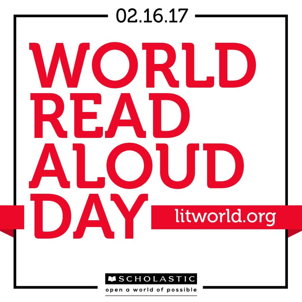 Scholastic's tweet photo. World Read Aloud Day is next Thurs, February 16! Celebrate with these great (&amp; free) activities &amp; resources: https://t.co/53nd3KhhWq #WRAD17 https://t.co/HnkQFFMMuy