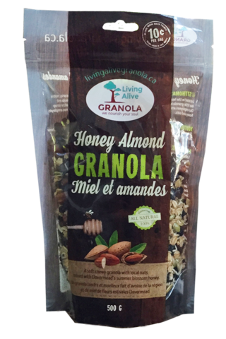FreshGranola's tweet photo. Save $2 on Honey Almond or Maple Walnut Granola (500 g pkg). Now on sale for $8 at Freshco 981 Wonderland Rd S #ldnont #shoplocal #deal https://t.co/CU2VMGgD1N