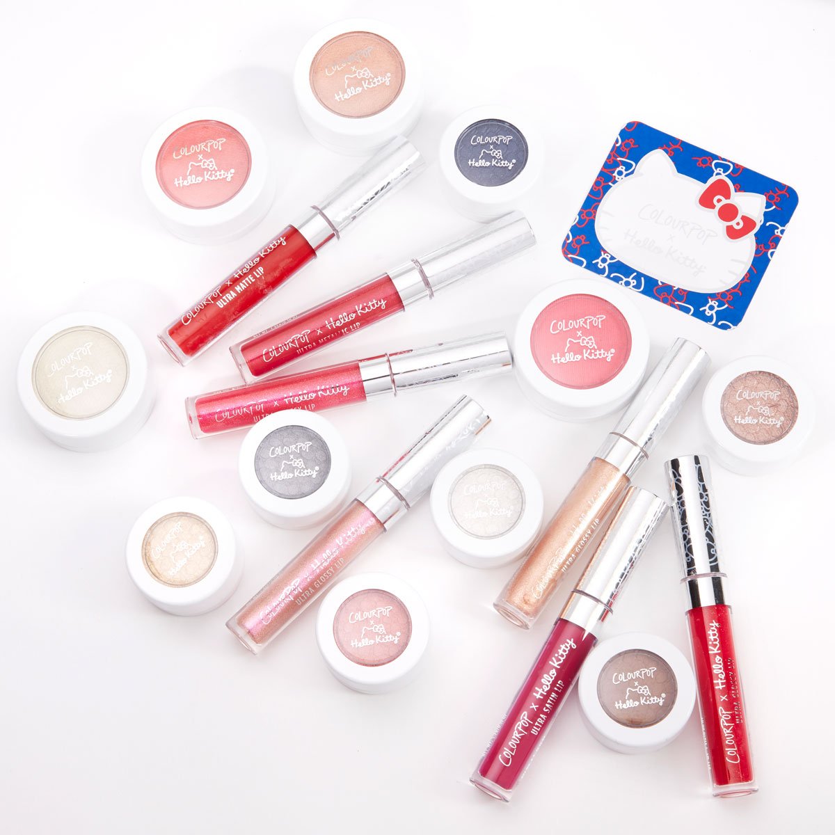 hellokitty's tweet photo. Here's a surprise! Use promo code 'HelloColourPop' to receive $5 off of your @ColourPopCo order on https://t.co/jaMYlyK2tq! #HelloColourPop https://t.co/butPznvsTx