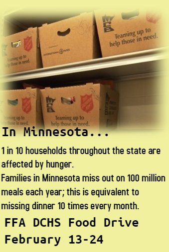 dc__ffa's tweet photo. The annual FFA Food Drive is NEXT WEEK! Share this post to spread the word! https://t.co/dSnxx1mhLc