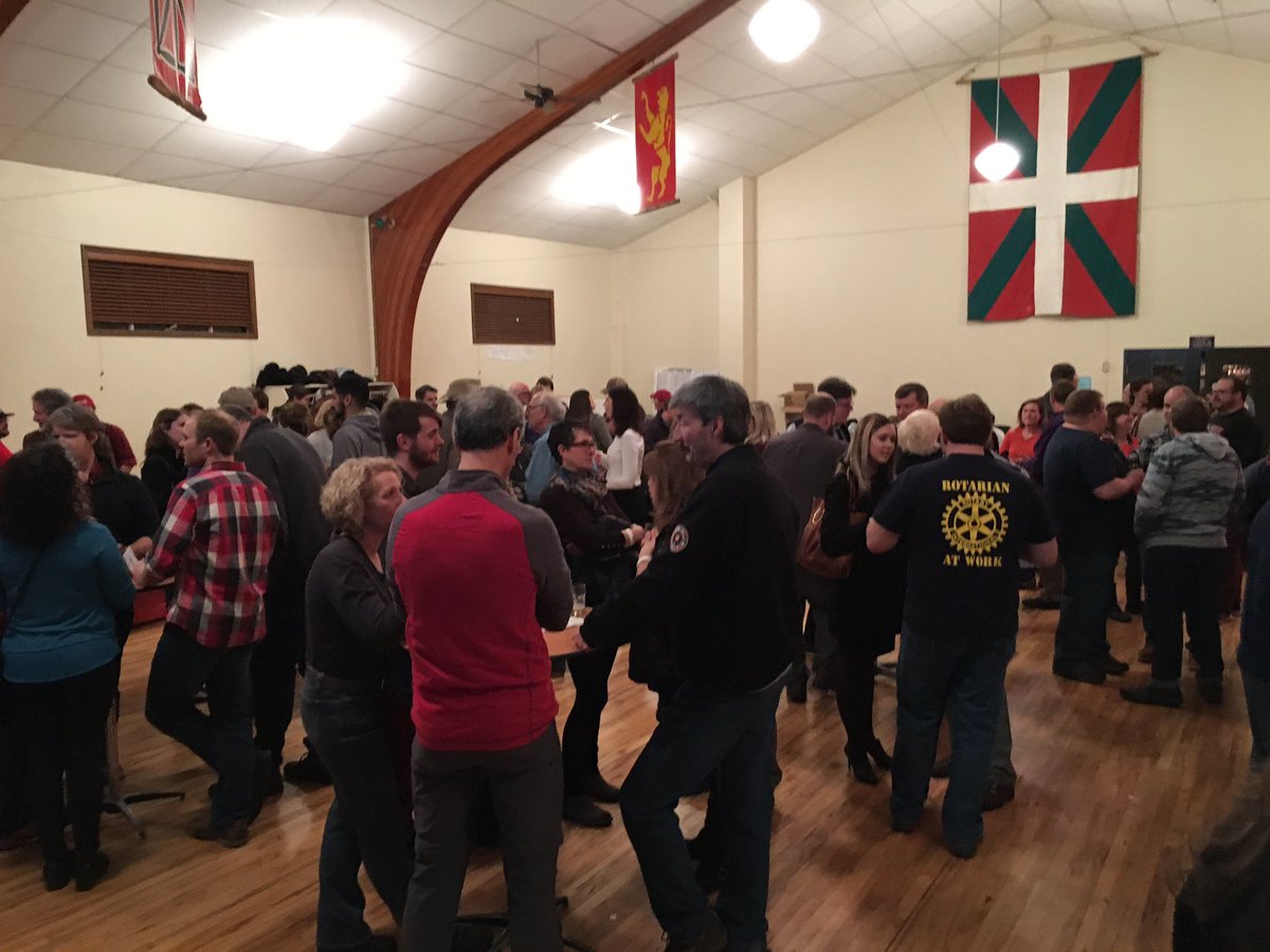 Great crowd. Great cause
