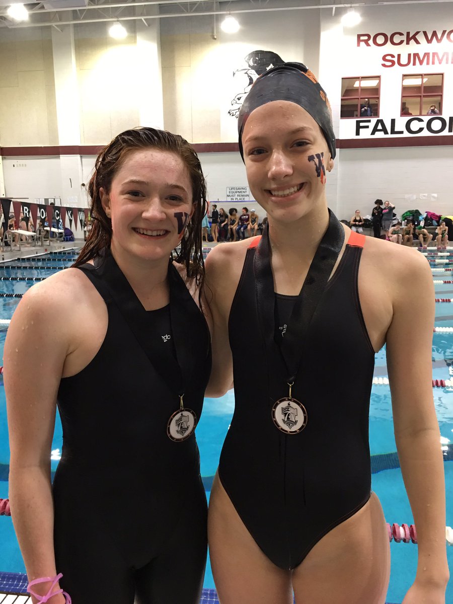WGHS_Swimming's tweet photo. @statesmensports Julia 15, Isi 10, Katherine 6 &amp; Kendra 5th in the 100 free!! https://t.co/7Mishc8LBO