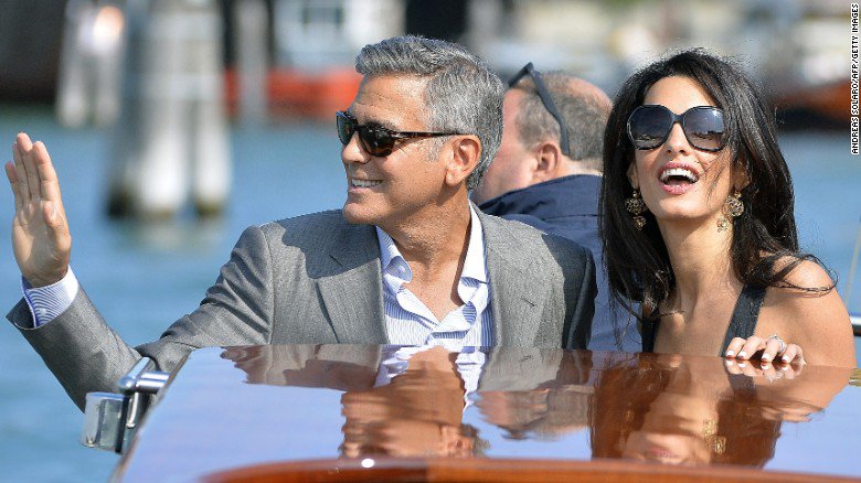 CNN's tweet photo. George and Amal Clooney are expecting twins, and friend Matt Damon says he thinks they'll be "awesome parents" https://t.co/yVdhJJLA82 https://t.co/oBDxRS0muI
