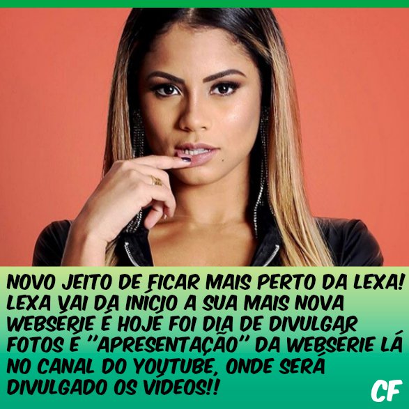 momentsdafama's tweet photo. Vamos acompanhar o carnaval da @LexaOficial de pertinho? SIM! 😋💘 #websériejae #jae #lexa https://t.co/3K4aWmaDRM