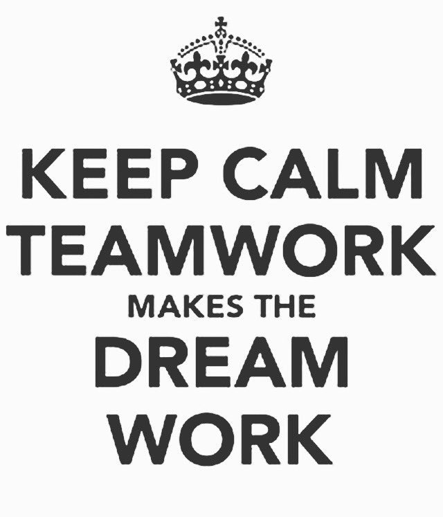 Keep Calm. Teamwork makes the DREAM work 😉 Find out how your team can achieve Peak Performance using Belbin! #Belbin #BelbinSingapore #teams