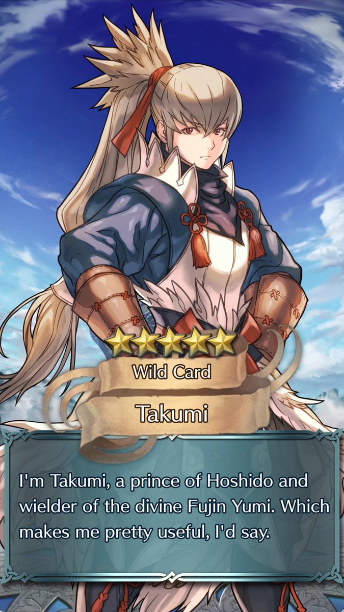 Guardians_Comic's tweet photo. At last!!!!! @_Chococho #First5Star #FIREEMBLEMHEROES #Takumi https://t.co/GxjzzLoCKZ