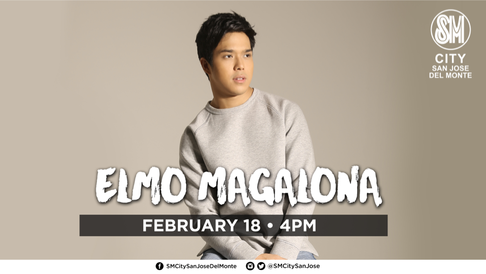 Catch Elmo Magalona LIVE here at #SMCitySanJose on Feb. 18, 4PM! Follow us for more updates! See you here! #SMEvents #EverythingsHereAtSM