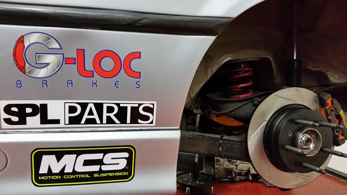 New stickers to go with new parts! @GLOCbrakes @splparts @nasaproracing #motioncontrolsuspension #e36