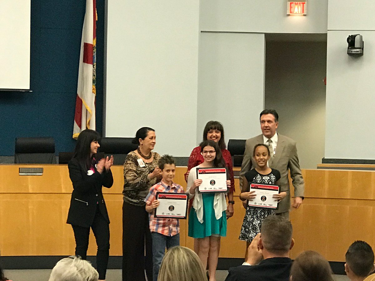 SabalPointElem's tweet photo. We are so proud of our students! A group of fifth grade students won 3rd place for their Black out Bullying Public  Service Announcement! https://t.co/fVAldZ0NKO