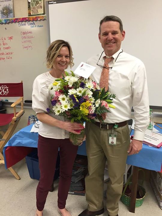 MacedoniaMiddle's tweet photo. MMS is proud to announce our 2017 Teacher of the Year! Congratulations Mrs. Joline. https://t.co/xoaabl4BxS