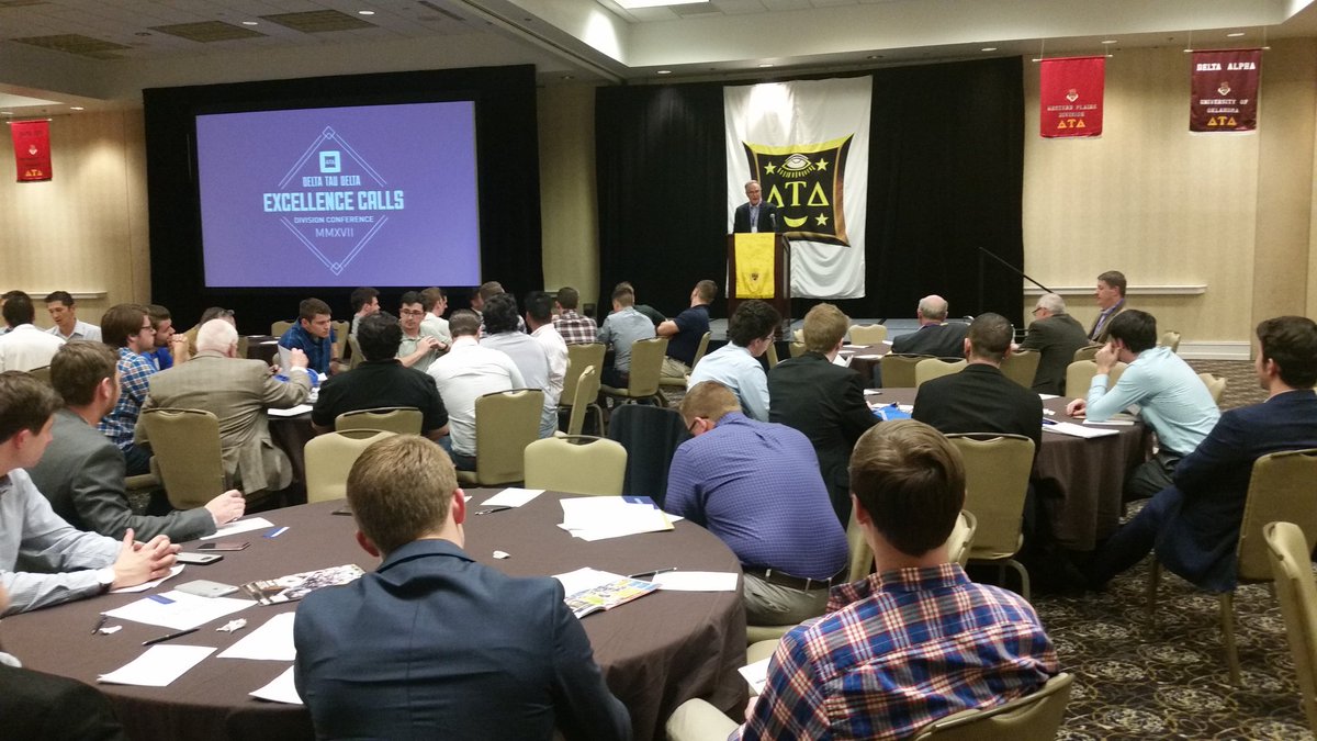 DeltaTauDelta's tweet photo. The 2017 Western Plains Division Conference is officially underway! #WelcomeToWichita #DTDDC #IgniteTheCharge https://t.co/V7Ogpl6RiI