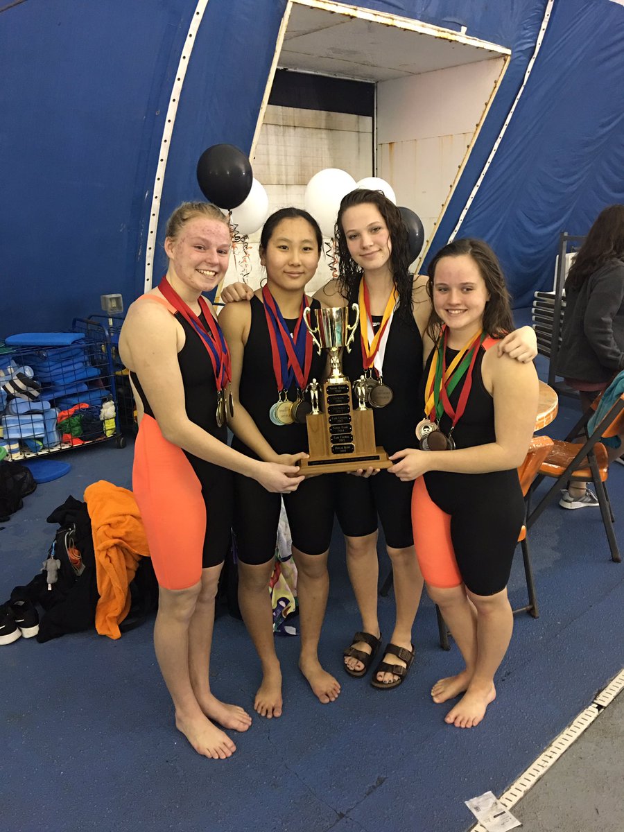 4macpack's tweet photo. Congratulations ladies on the 2 State cuts in the 200 Medley and 400 Free relays. Awesome swims! @CHSswim_dive @We_Are_CT 
See you at State! https://t.co/5HAE41kfyK