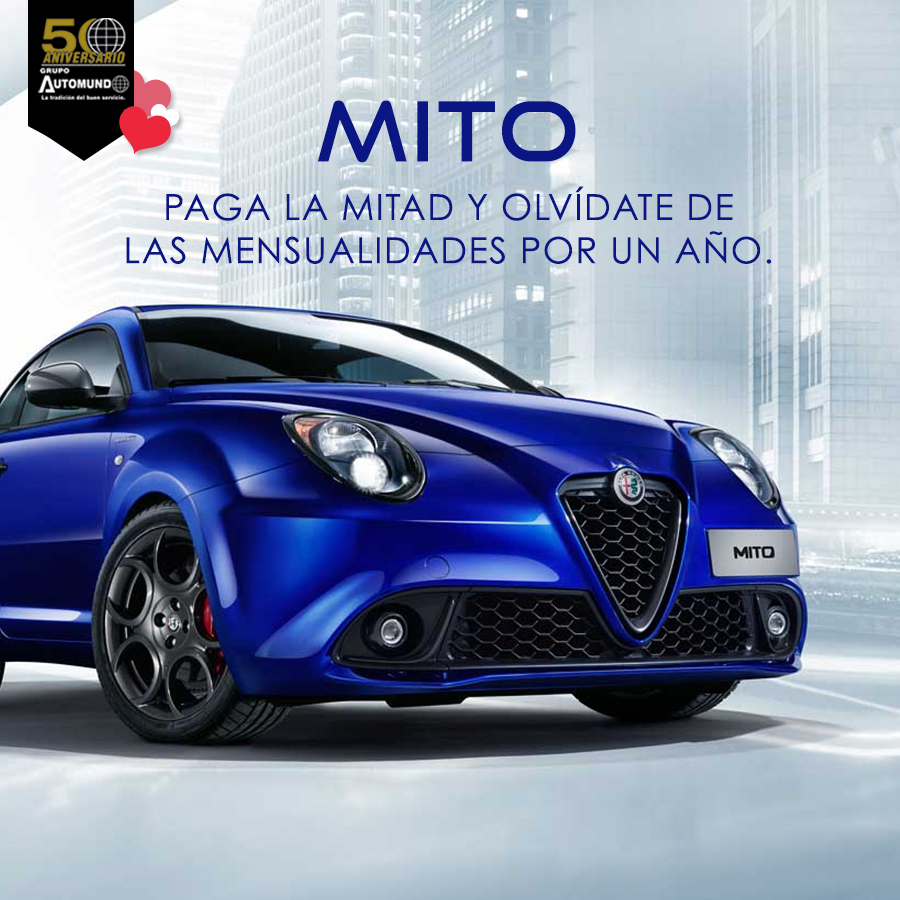 grupoautomundo's tweet photo. ¡El compacto más deportivo del mercado! Conoce el nuevo Mito de #AlfaRomeo en #GrupoAutomundo #AutomundoInterlomas #AutomundoVallejo https://t.co/HjzotL6Gza