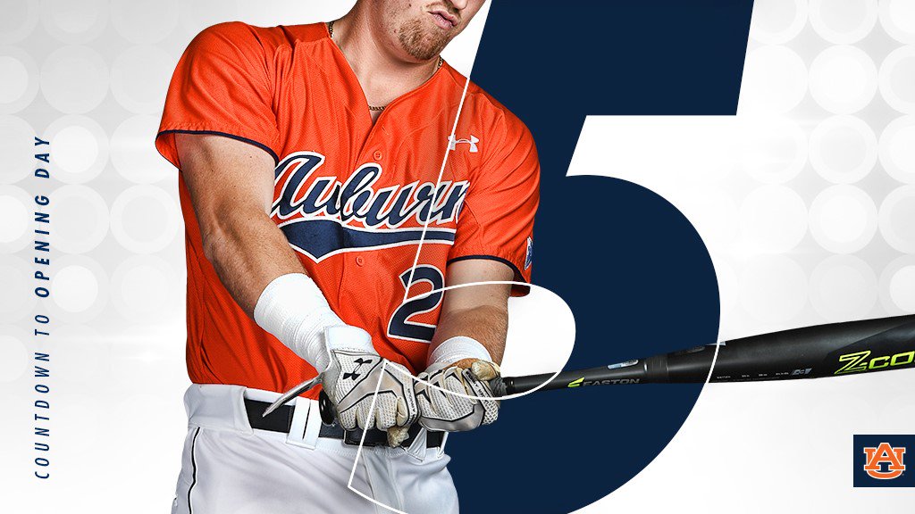 AuburnBaseball's tweet photo. 🚨🚨🚨OFFICIALLY FIVE DAYS FROM FIRST PITCH🚨🚨🚨

#WarEagle https://t.co/cd2zH0wHmM
