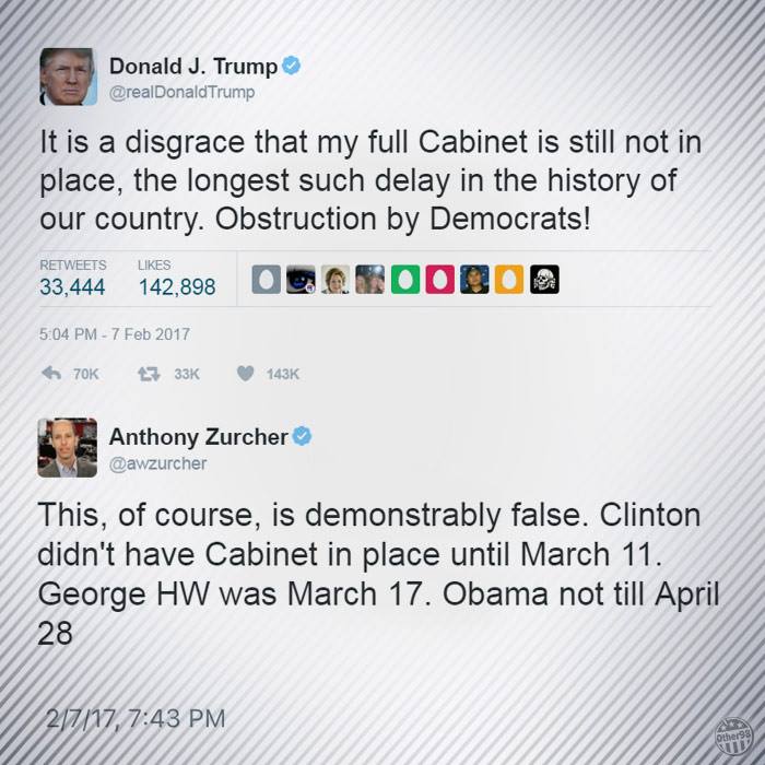 Facts are stubborn things.