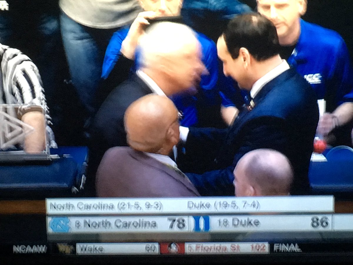 KoppTan's tweet photo. It's a great night to be a Duke mom. #dukevsunc  #Duke https://t.co/4N0bnD9fhk