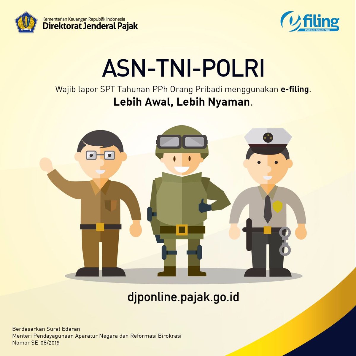 Yuk segera lapor SPT Tahunan, lebih awal lebih nyaman. 😊