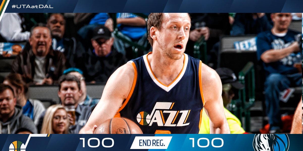 We're headed to OT!! #UTAatDAL https://t.co/k2PTQJQWS5