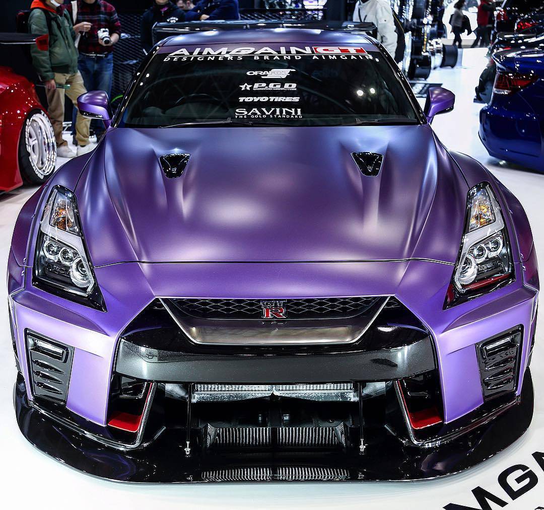 JustVehicles's tweet photo. Purple GT-R 😈 https://t.co/UbjB47sItr