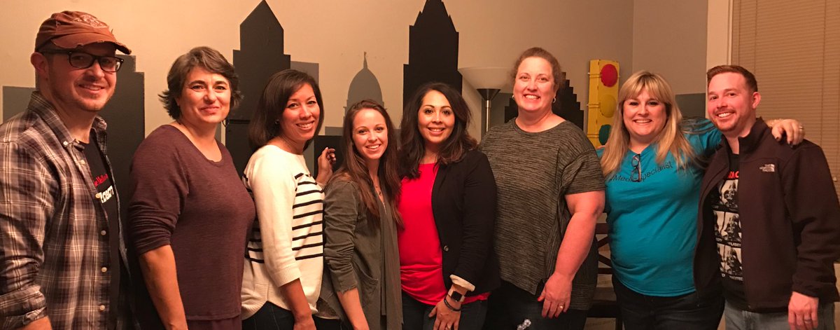 Z_Brarian's tweet photo. #austinpanicroom #FavoriteFail best team building activity ever! #edtechcelina https://t.co/CdVgM36M2F