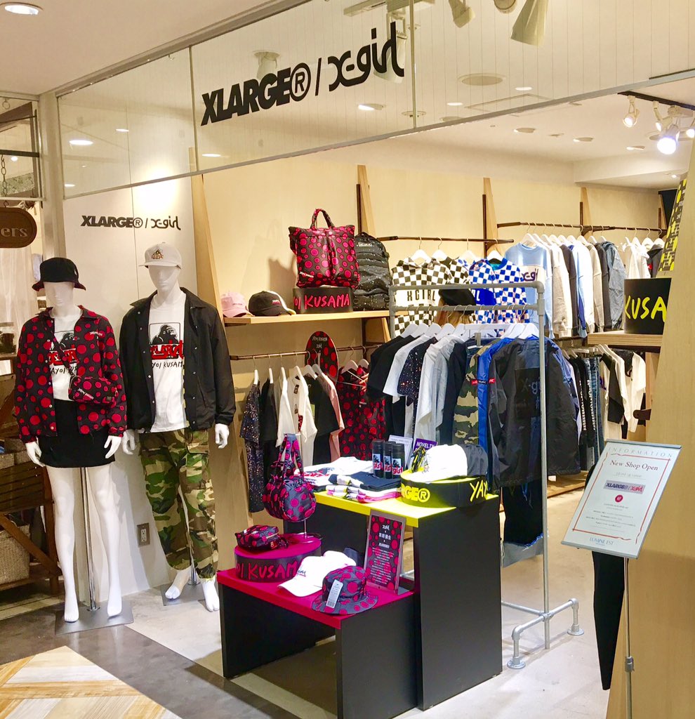 ルミネエスト新宿 New Open 6f エクストララージ エックスガール La発のストリートファッションを提案するブランドショップがルミネエスト6fに本日オープン 草間彌生コラボの限定アイテムも揃えてお待ちしております Xgirl Xlarge