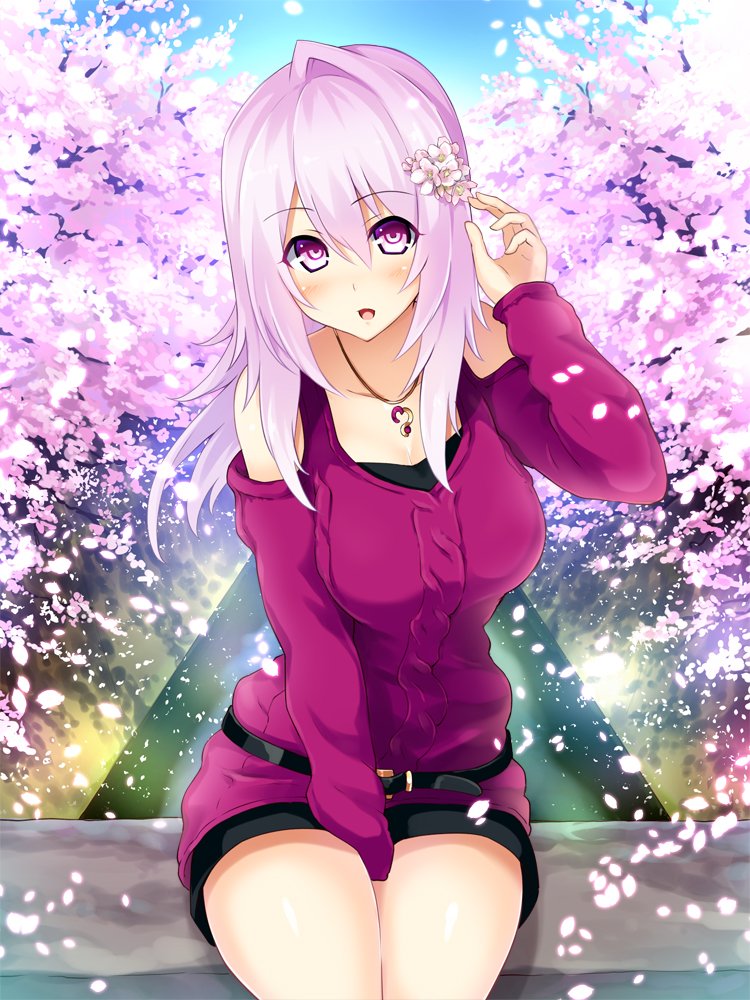 #うちの子描いてみませんかキャンペーン
看板娘の桜さんこと夜宵桜です～ 
