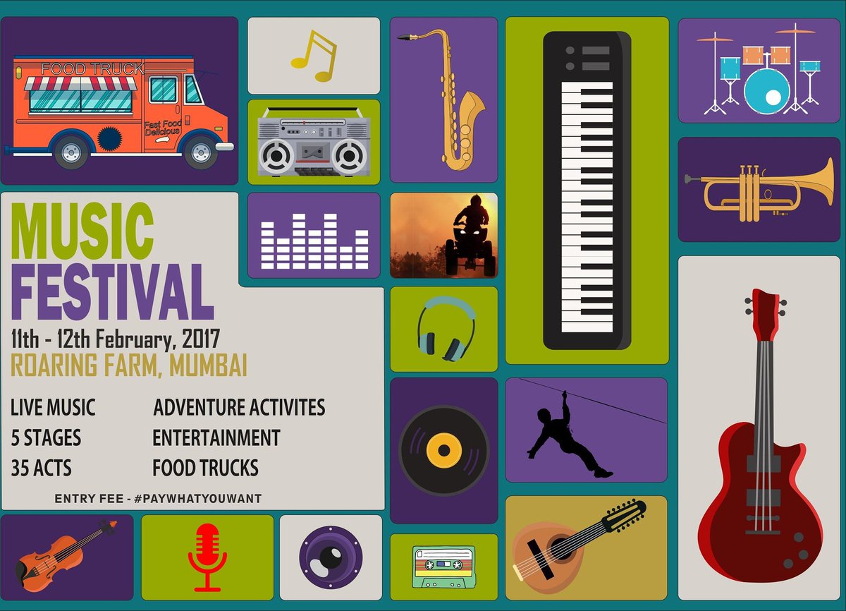 roaringfarm's tweet photo. Make your weekend count with #CAD10 music festival at the most happening venue in town. @eventvenue @mumbai  @thingstodoinmumbai #musicfest https://t.co/j1dymacuSd