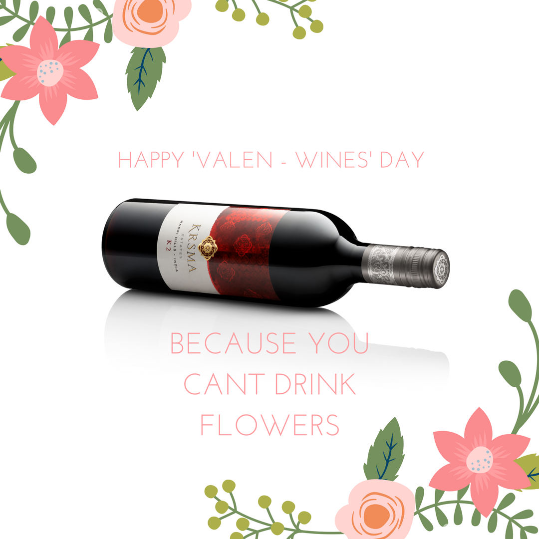 KRSMAEstates's tweet photo. Why wine?
Because you can't drink flowers!
#Valentines #Valenwines https://t.co/5ui48ePiUT