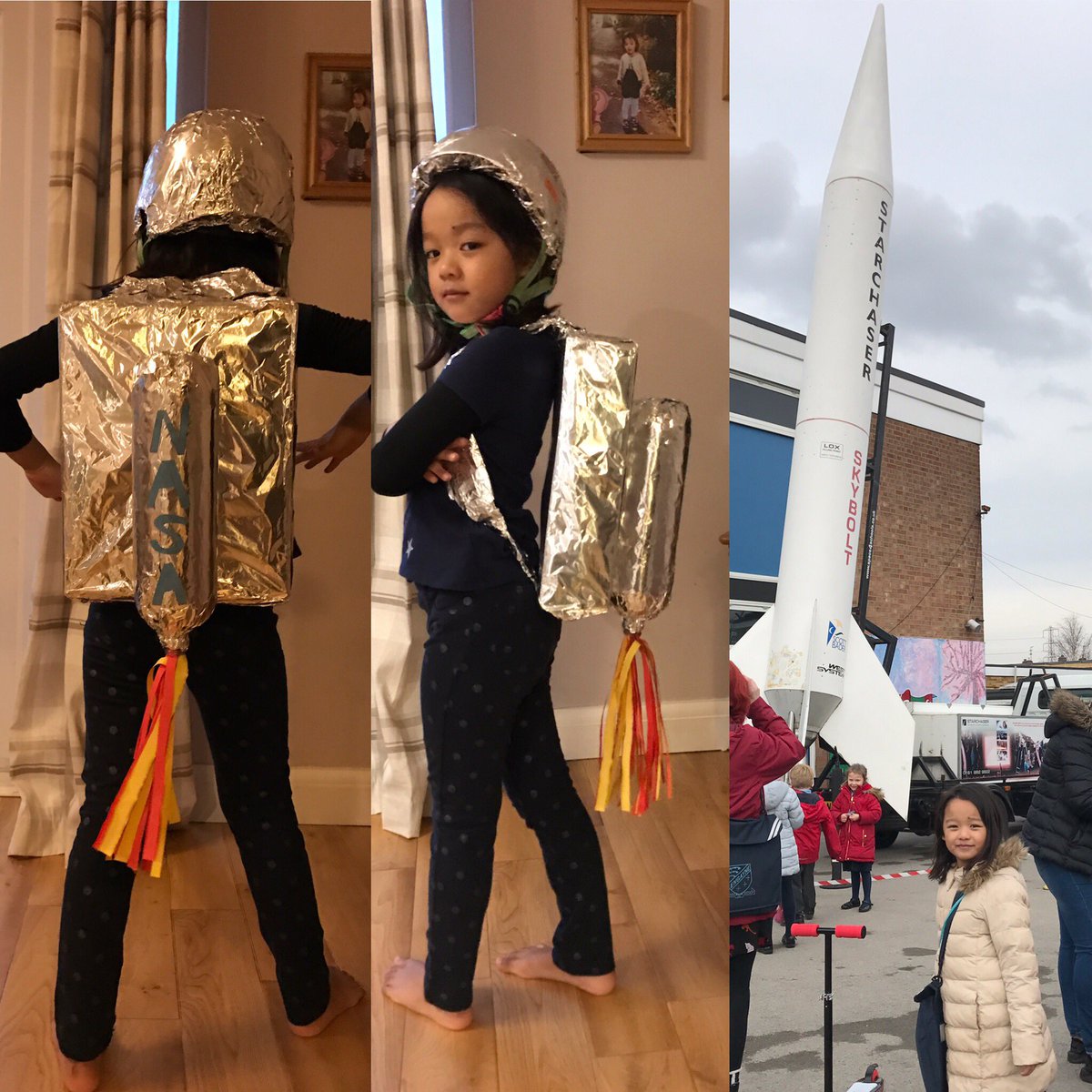 MethsoiLam's tweet photo. Our little Astronaut😂. Space week at #engayneprimary# school.very pleased with this school. https://t.co/CWLH9odTpF