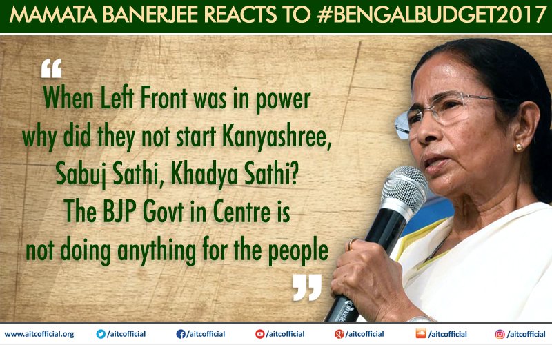 AITCofficial's tweet photo. #BengalBudget2017 https://t.co/OFr4VzP5a8