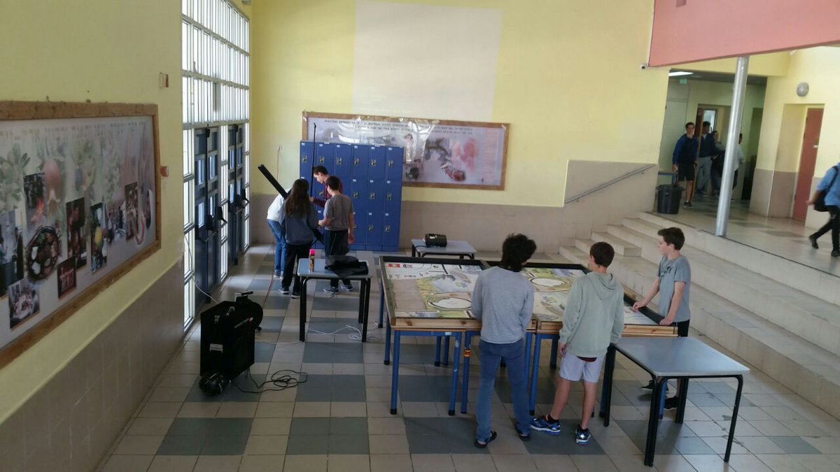 prepering for the open house!