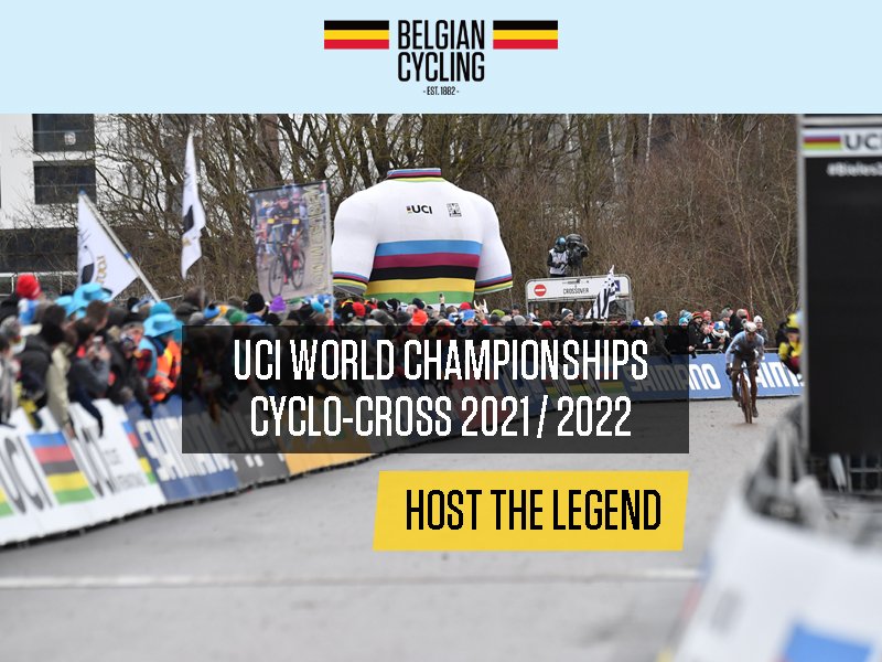 BELCycling's tweet photo. Belgian Cycling is looking for cities/regions to host the World Championships Cyclo-cross 2021 or 2022 in 🇧🇪!
Info: https://t.co/k3aTeNb1nf https://t.co/k8fJJyViQW